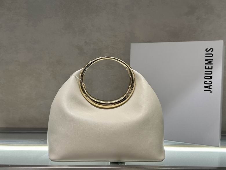 Borsa in nappa Jacquemus Le Petite Calino panna