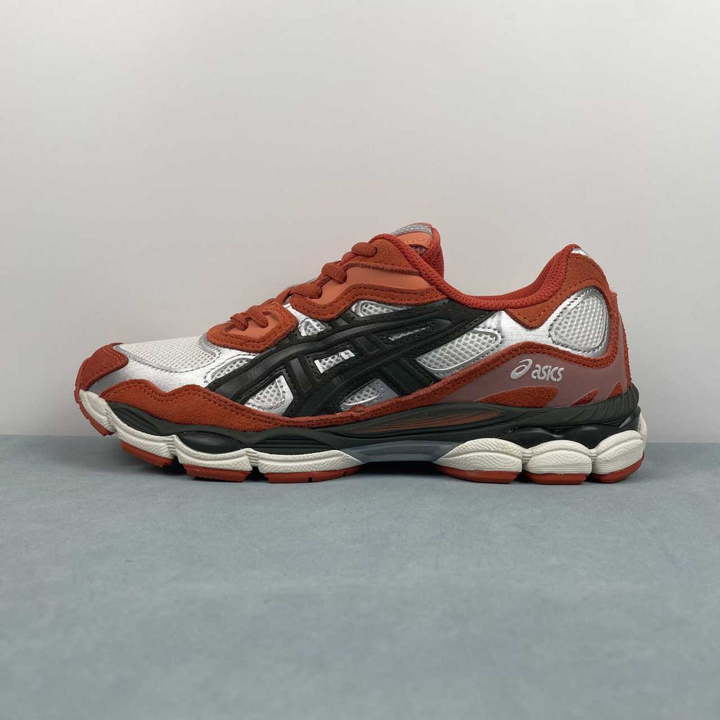 Asics Gel NYC Oatmeal Forest Green Orange Men's