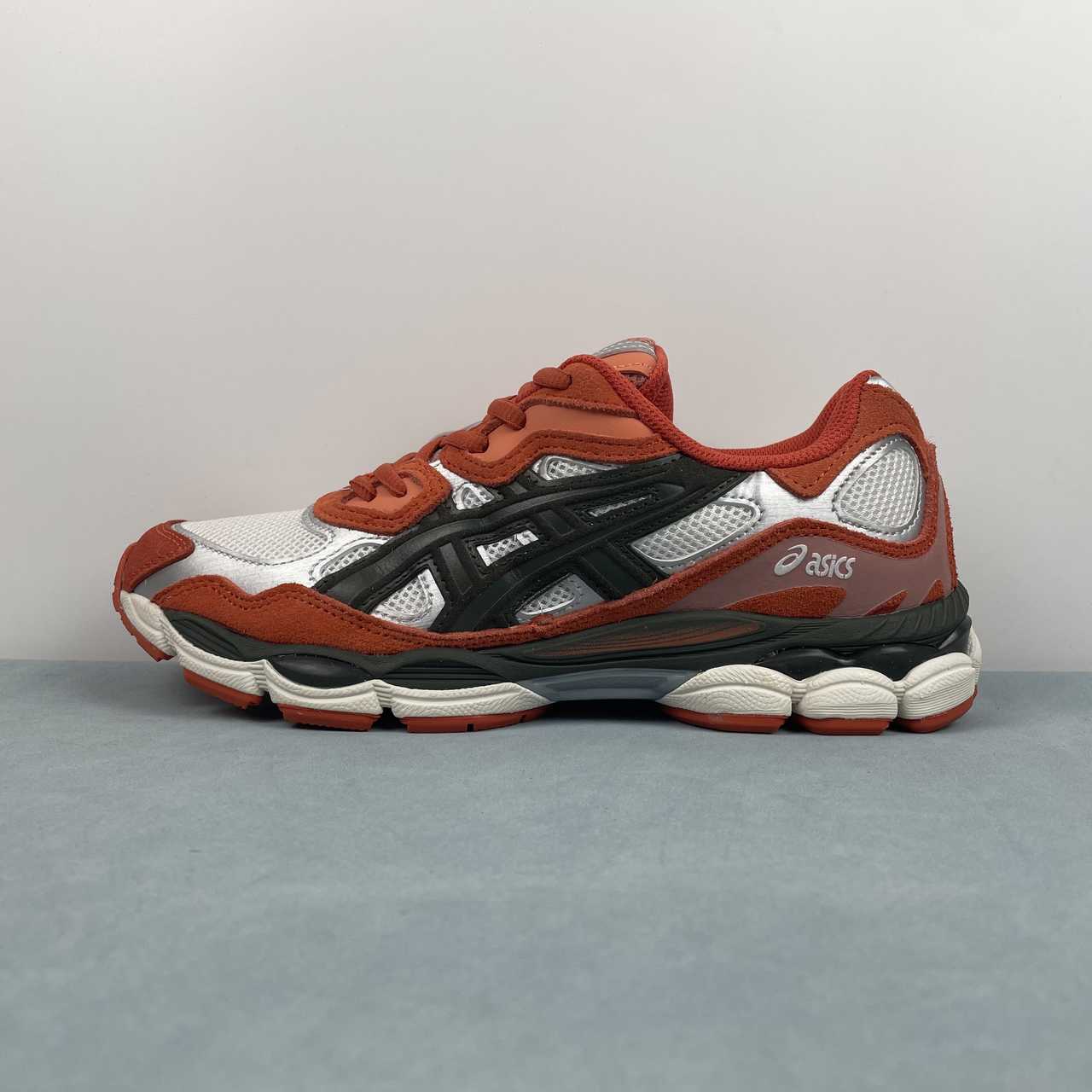 Asics Gel NYC Oatmeal Forest Green Orange Men's