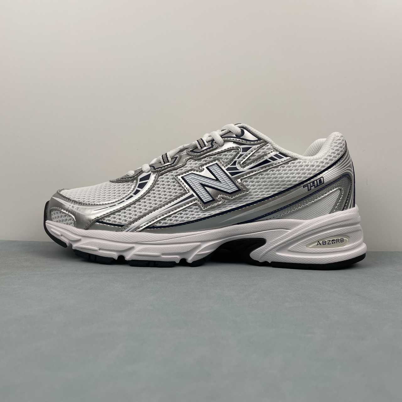 New Balance NB 740 White Silver Black