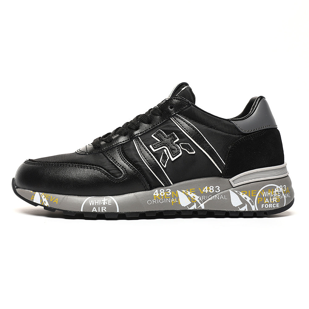 Premiata Lander sneakers in pelle nera