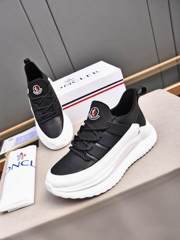 Moncler unisex white sneakers