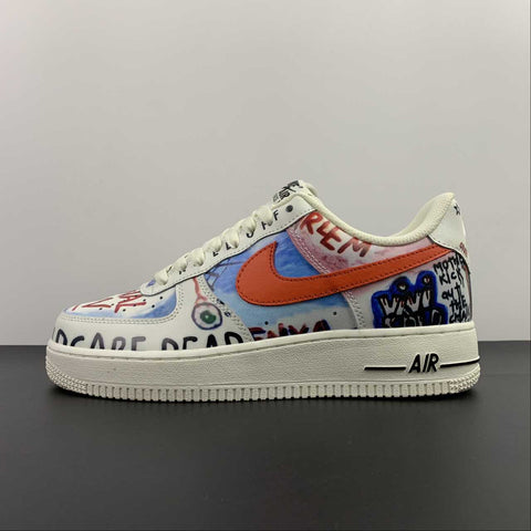 Vlone X Nike Air Force 1 07 Low White Black GT6969-198 (mercato asiatico)