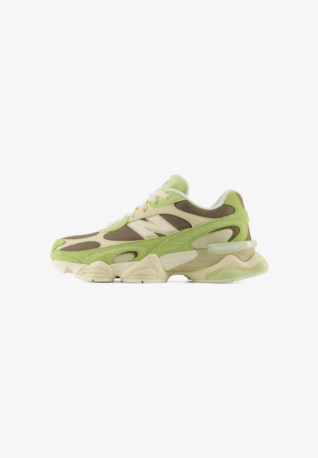 New Balance 9060R Dry Lime con Thunder Brown