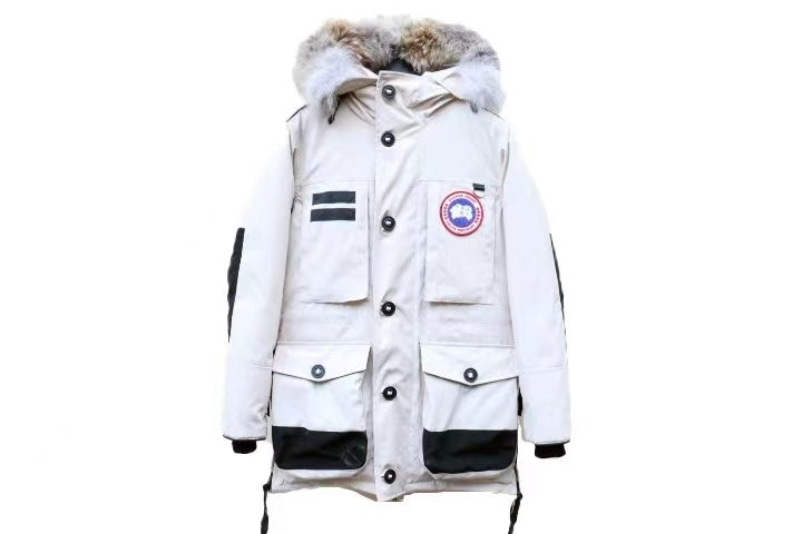 Canada Goose Macculloch parka Black Label bianco