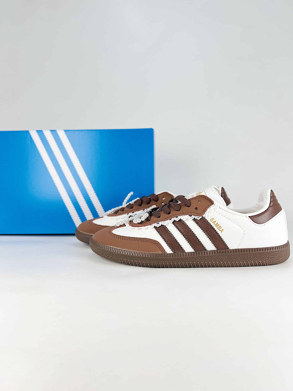 Adidas Samba OG Lace and Pearls