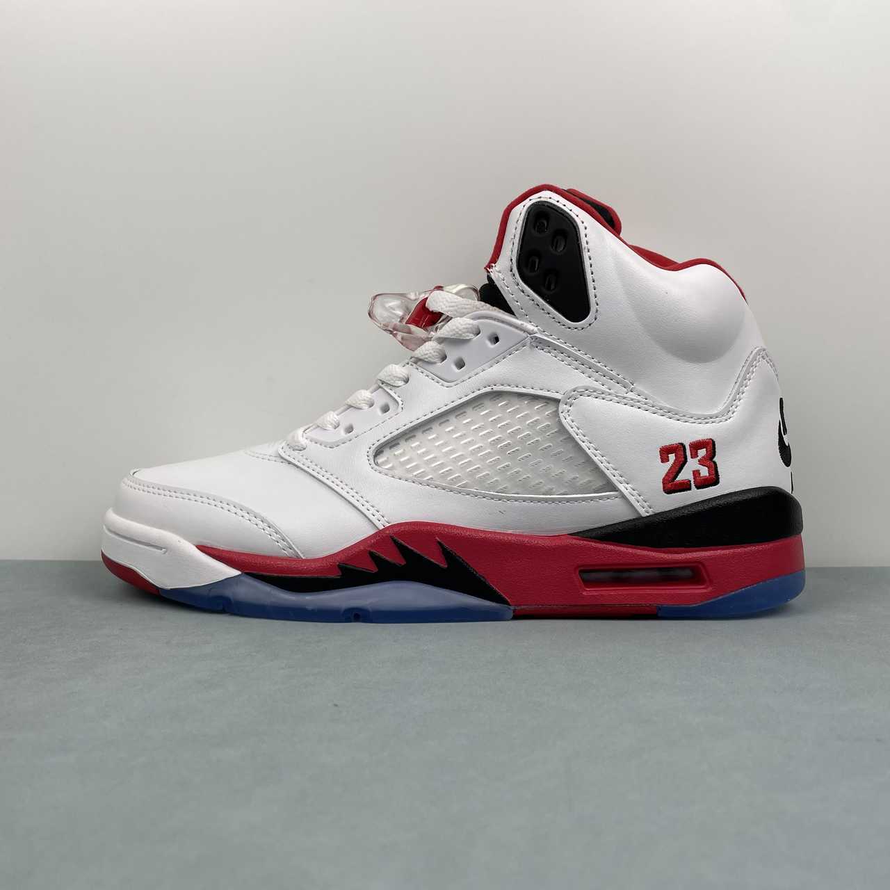 Nike Air Jordan 5 Retro Fire Red Black Tongue - VIBES MILANO