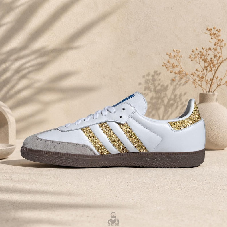 Adidas Samba OG Glitter Gold
