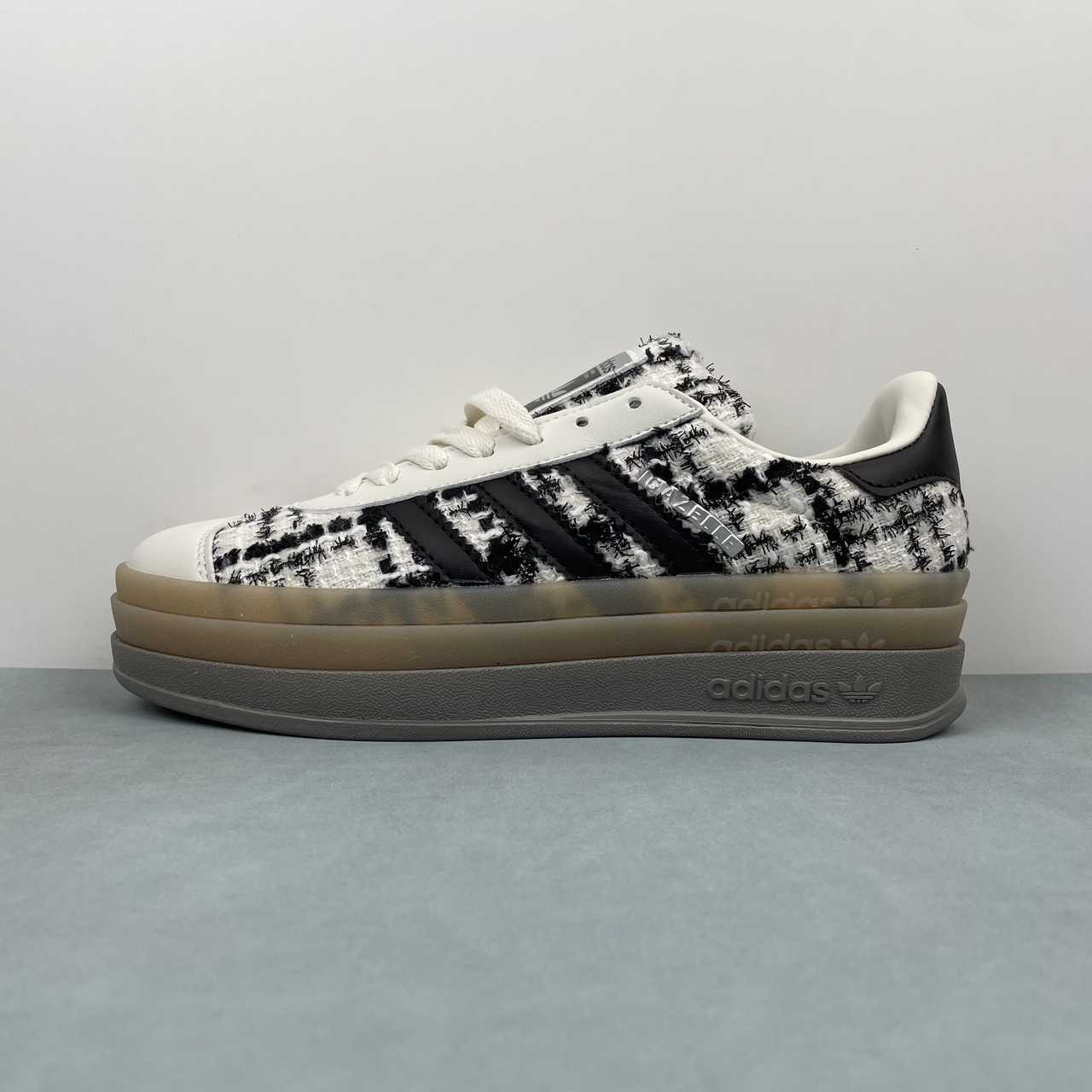 Adidas Originals Gazelle Bold Tweed White Gum