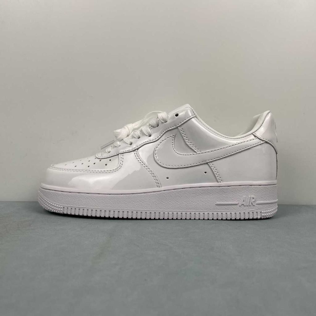 Nike Air Force 1 Low White Patent Leather - VIBES MILANO