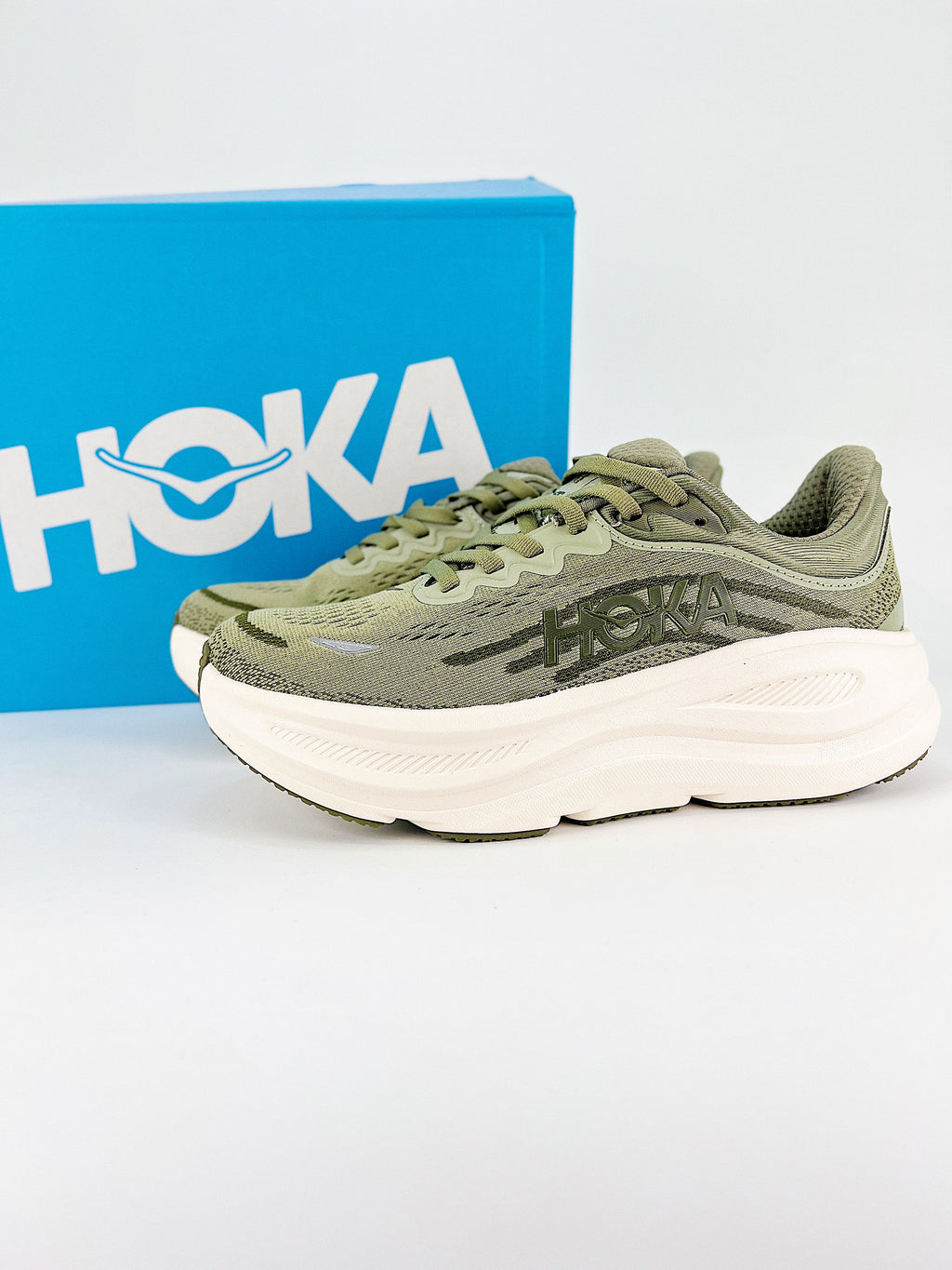Hoka One Bondi 9 verde