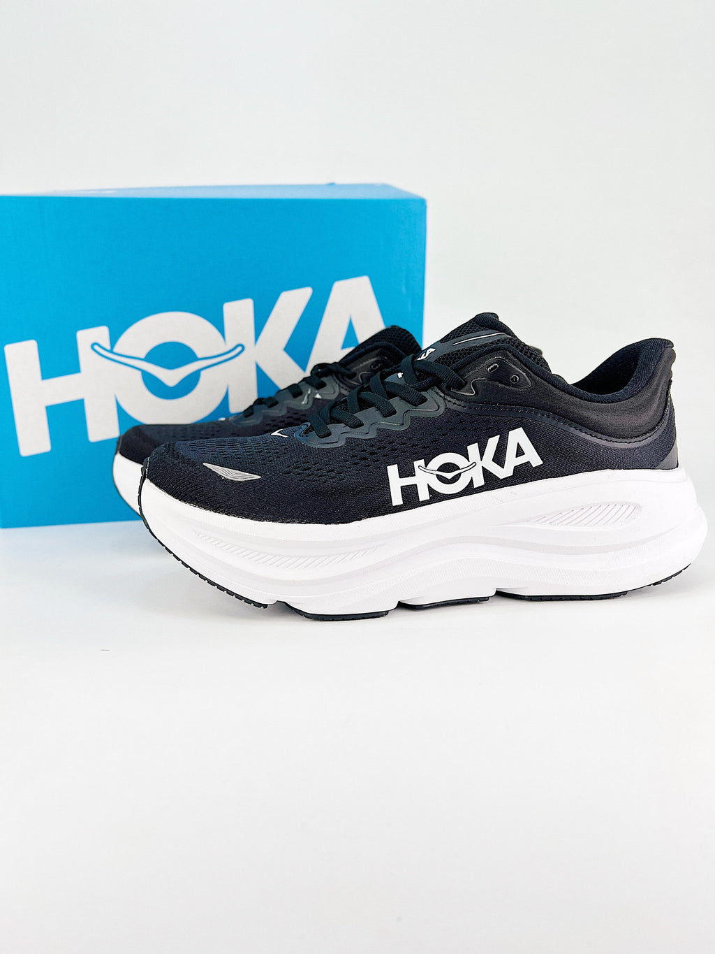 Hoka One Bondi 9 nero bianco