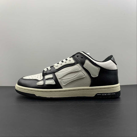 Amiri Skeleton Top Low bianco nero