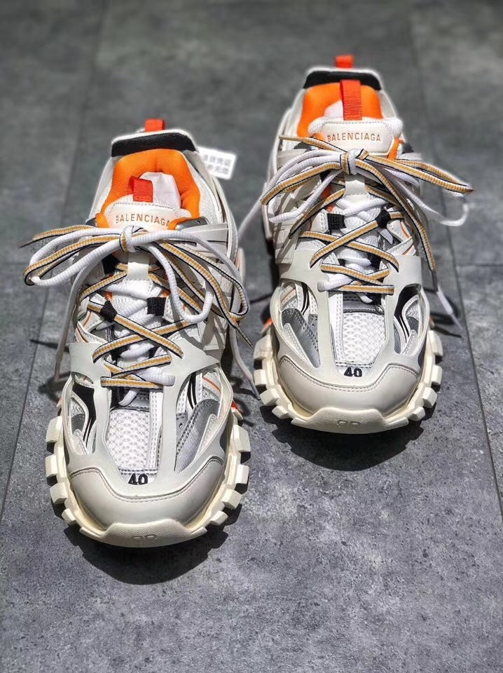 Balenciaga Sneakers Track beige arancione