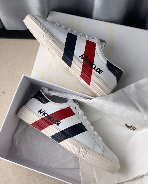 Moncler sneakers bianche unisex