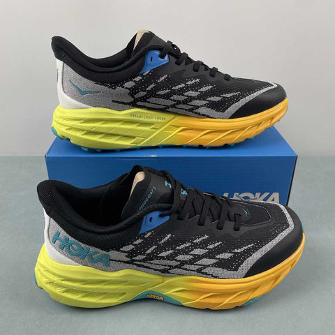 Hoka One Speedgoat 5 blu arancione