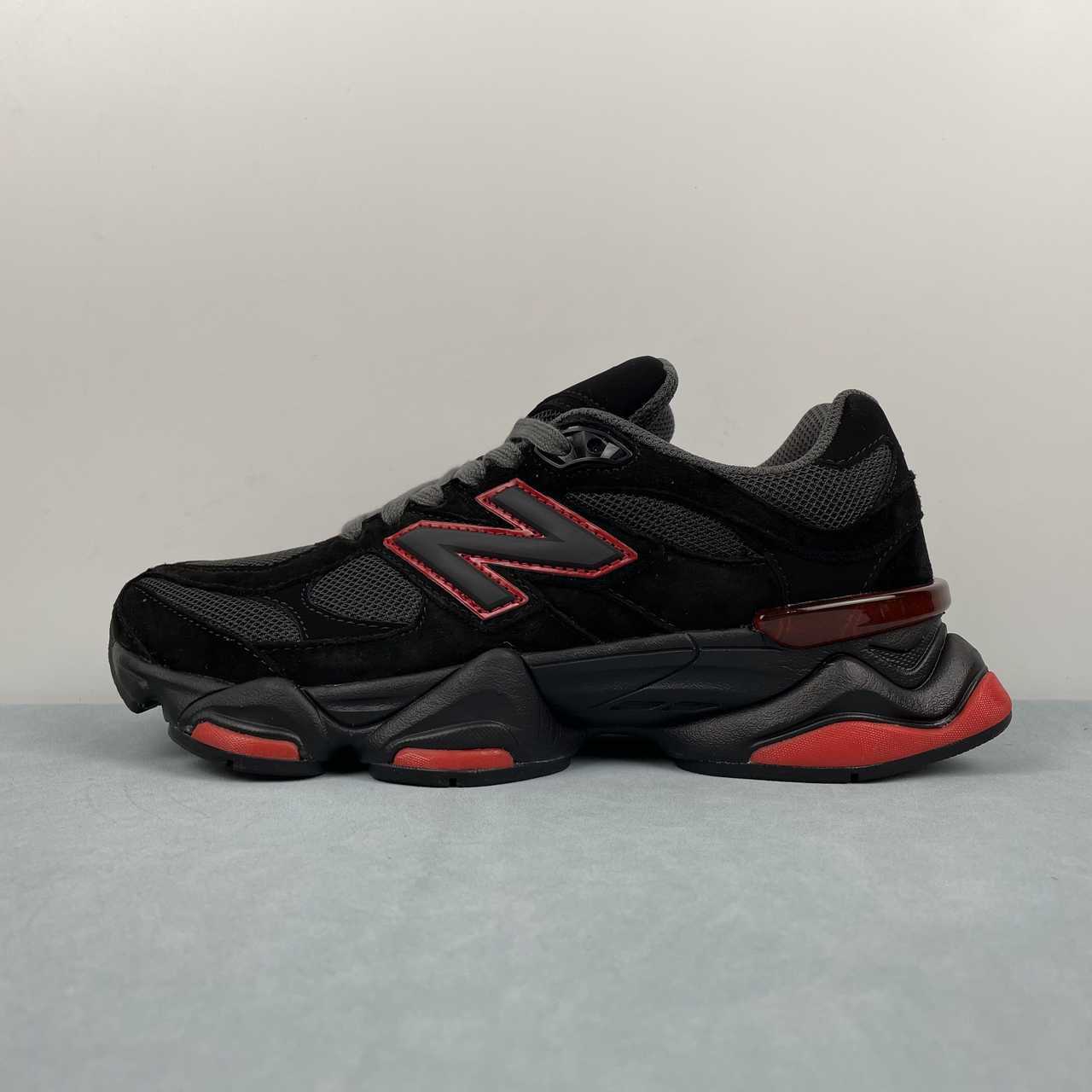 New Balance NB 9060 Black and Red - VIBES MILANO
