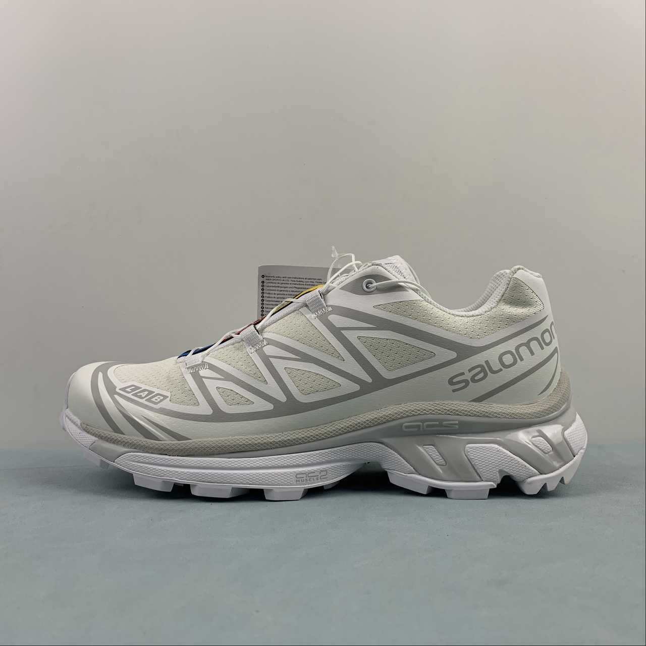 Salomon XT-6 White Lunar Rock