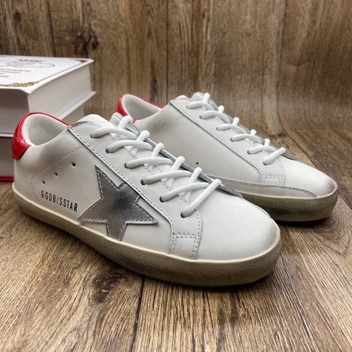 Golden Goose Superstar nappa e inserti rossi