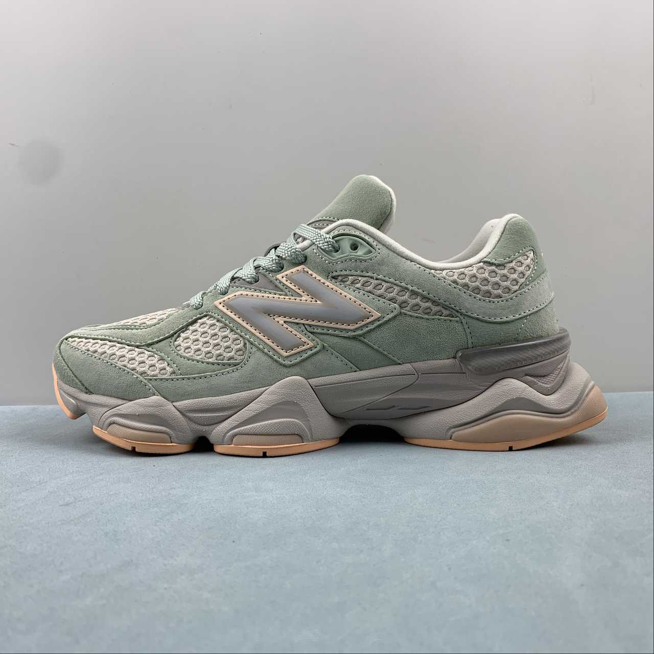 New Balance NB 9060 The Whitaker Group Missing Pieces Silver Moss Green