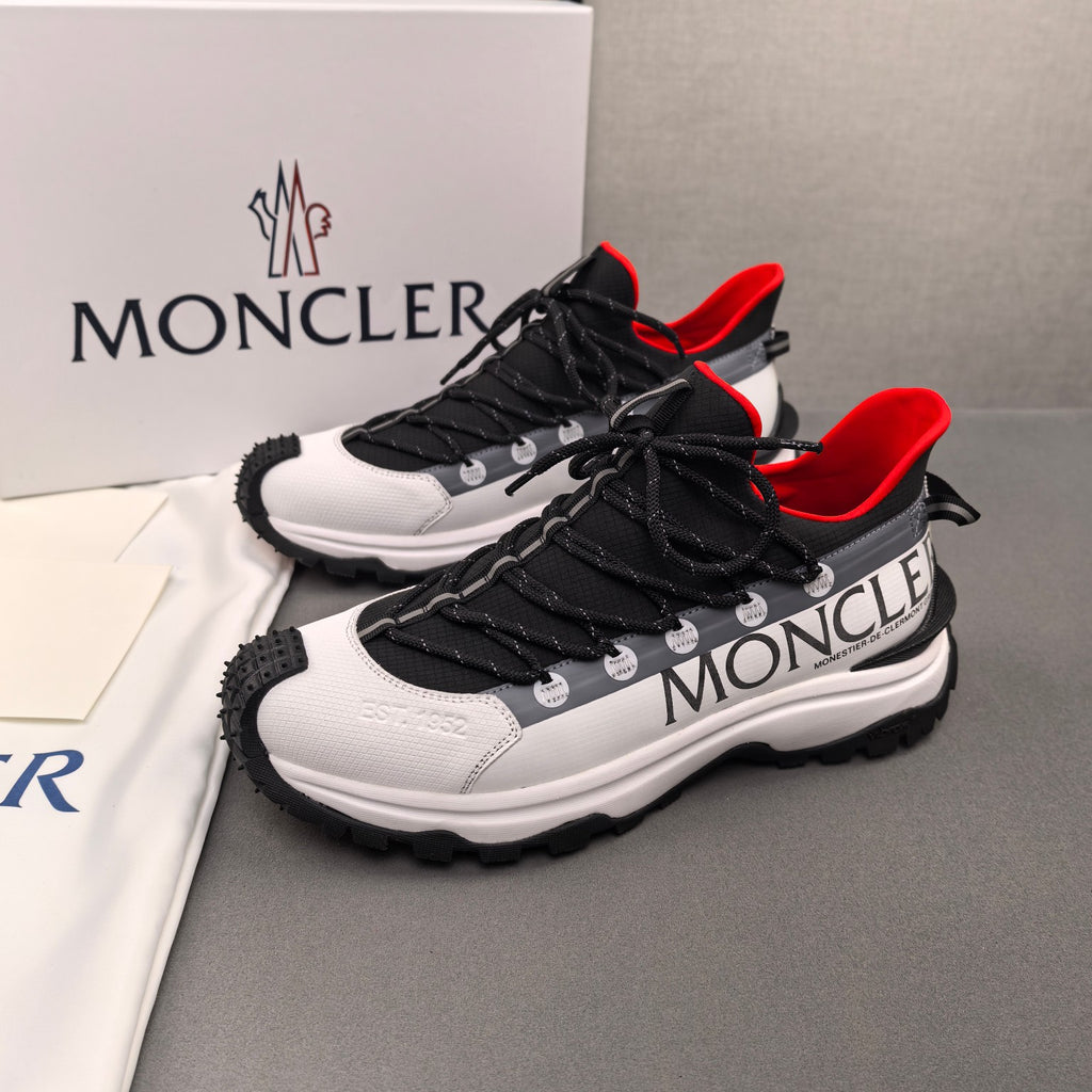 Moncler unisex white sneakers