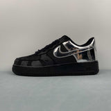 Nike Air Force 1 07 Low Black & Metallic Silver