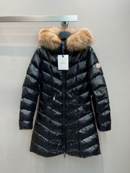 Piumino cappotto Moncler Fulmarus nero