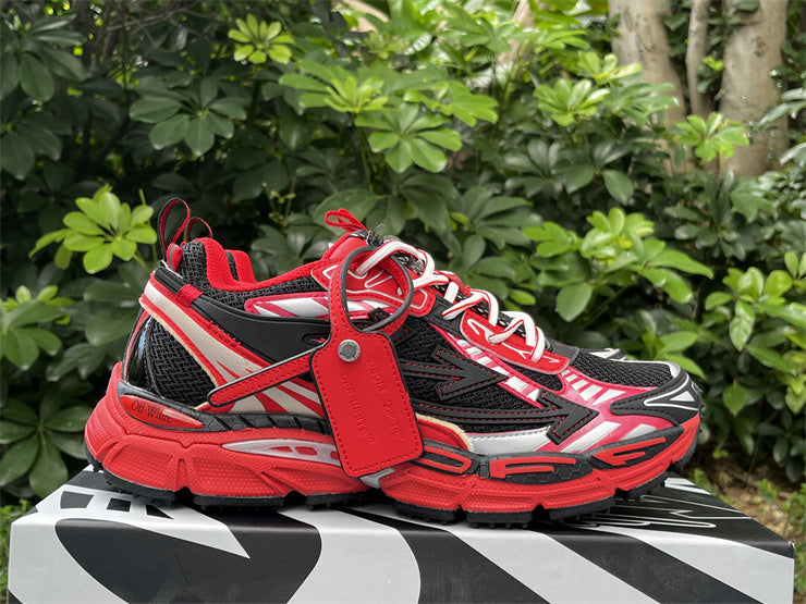 OFF-WHITE C/O VIRGIL ABLOH BE RIGHT BACK SNEAKER - BLACK/RED