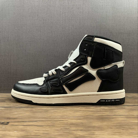 Amiri Skeleton Top High sneakers black white
