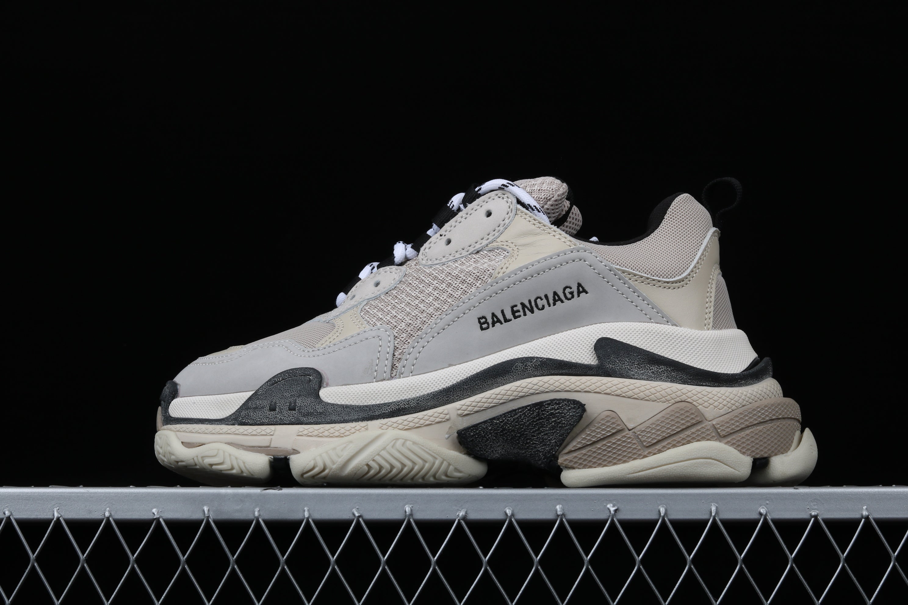 Balenciaga Triple S sneakers white transparent bottom