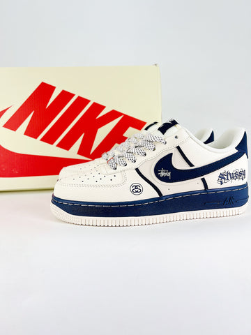 Nike Air Force 1 07 Low x Stussy white blue