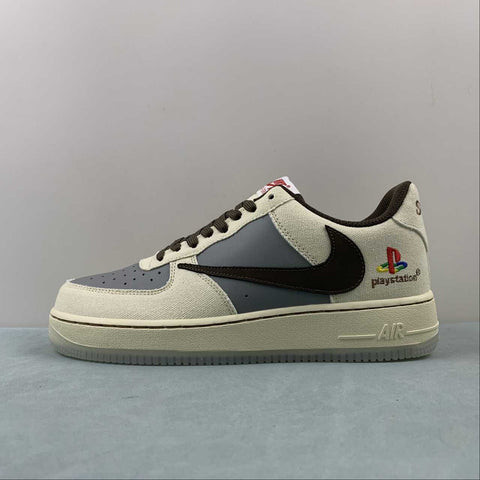 Nike Air Force 1 Low TS Travis Scott x Playstation Brown Grey BQ5826-208