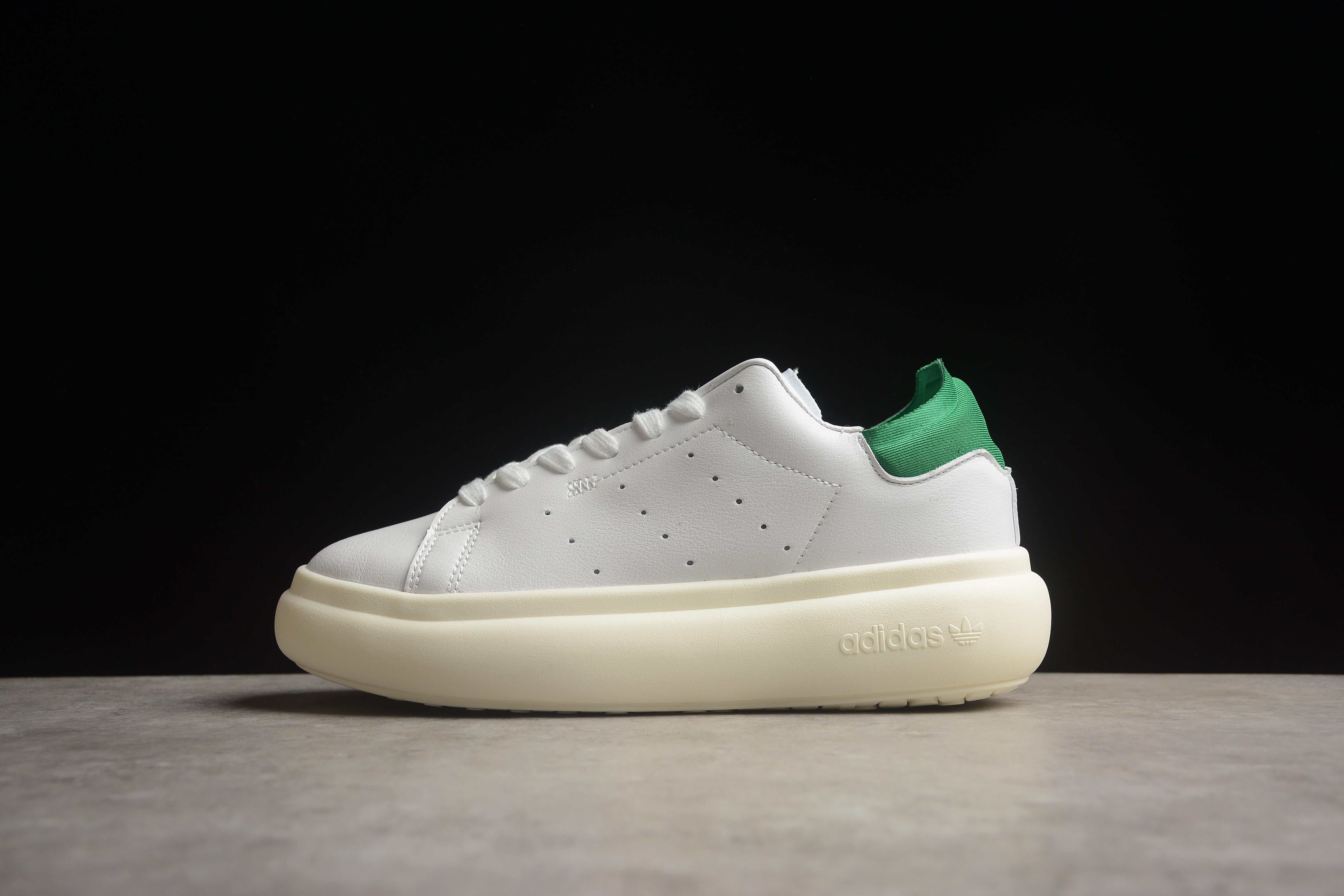 Adidas Originals Stan Smith PF White Green Platform