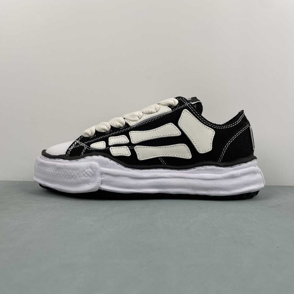 Maison Mihara Yasuhiro x MMY AMIRI Skel-Top Low nero