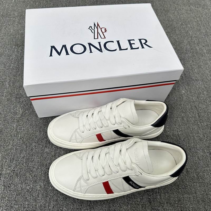 Moncler unisex white sneakers