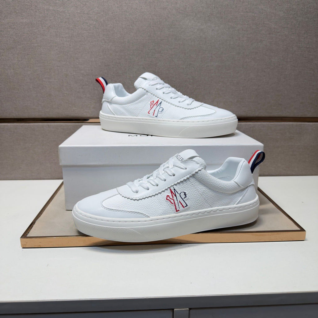 Moncler unisex white sneakers
