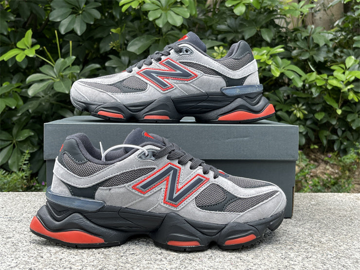 New Balance NB 9060 Gears Up in Grey, Black and Red