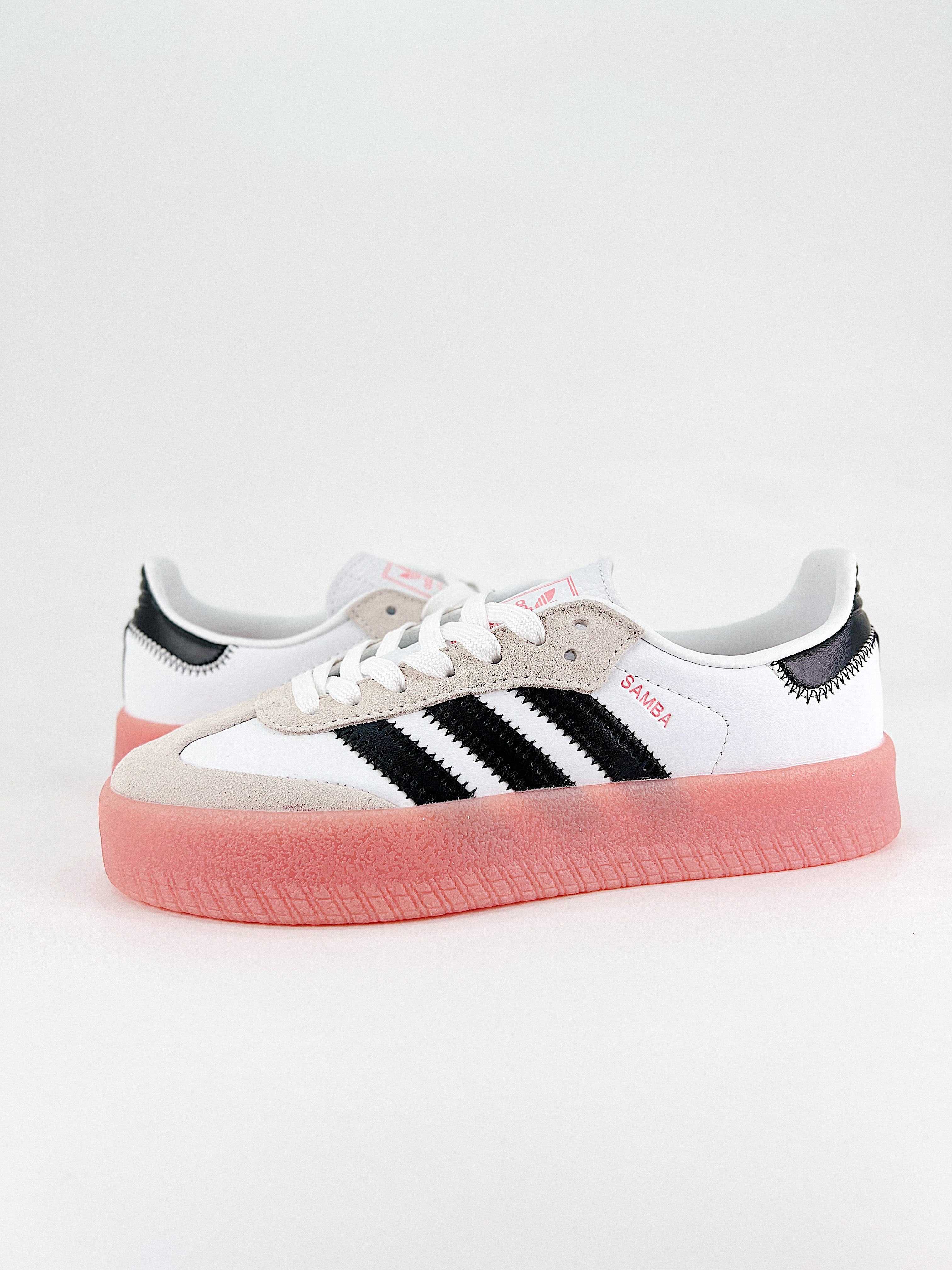 Adidas Sambae bianco nero semi coral