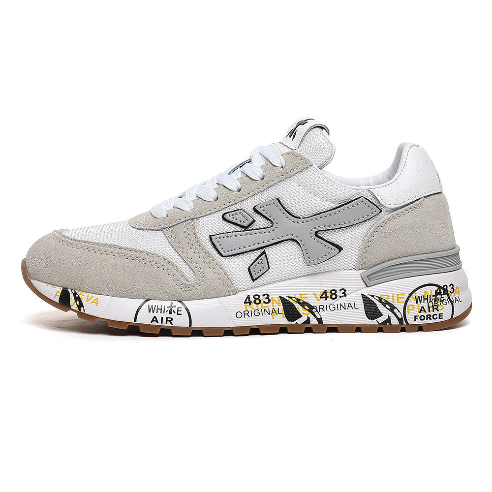 Premiata Mick sneakers bianco suede ghiaccio