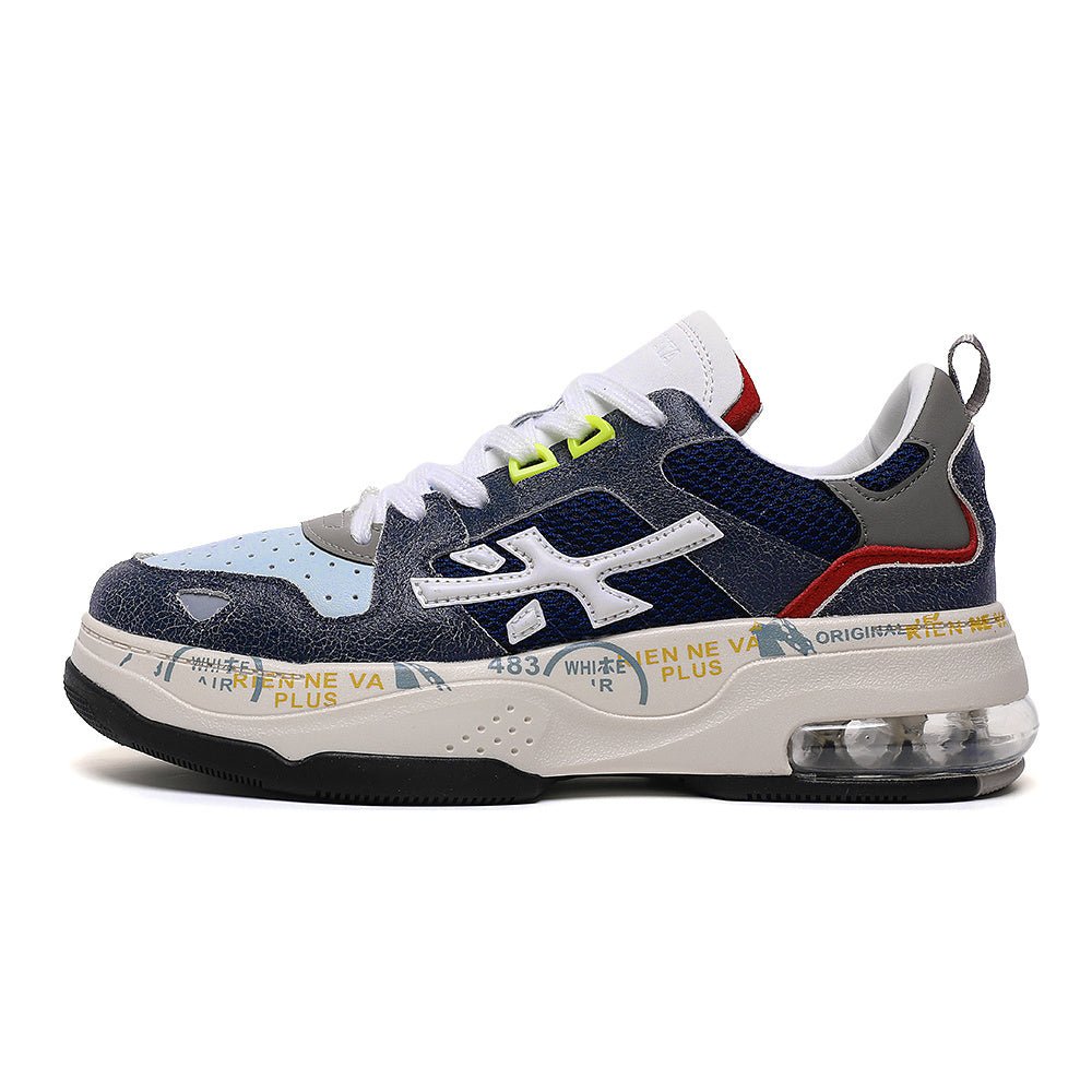 Premiata Drake sneakers in pelle blue celeste - VIBES MILANO