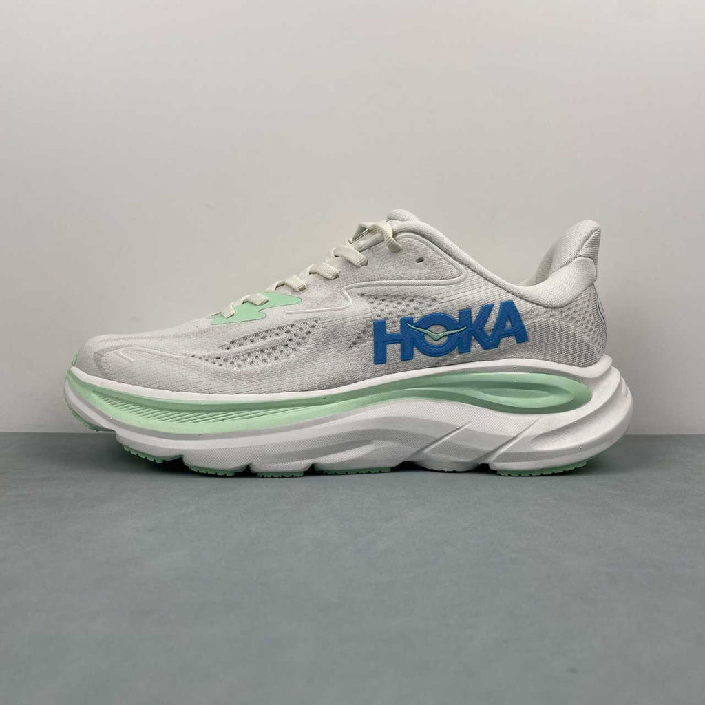 Hoka One Clifton 10 bianco verde