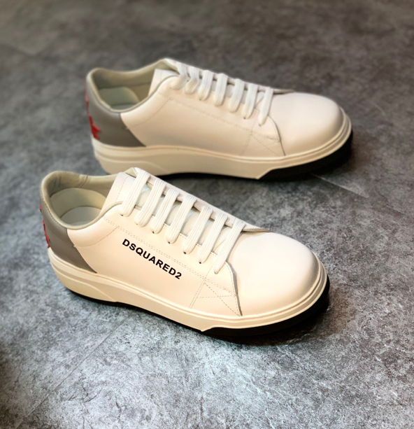 Dsquared2 sneakers basso bianco
