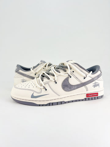 Nike New Dunk SB Supreme bianco grigio
