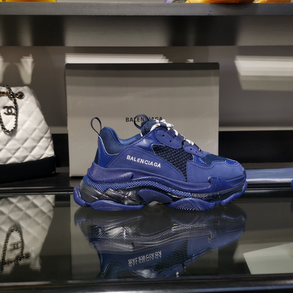 Balenciaga Sneakers Triple S Clear Sole Blue