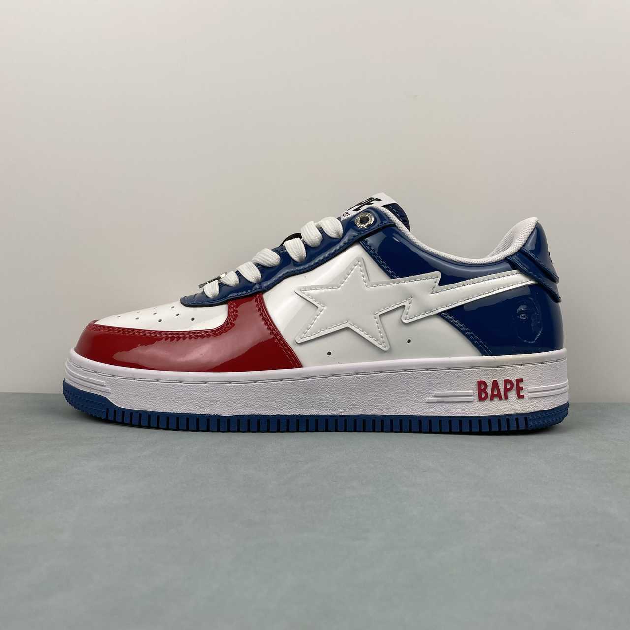 A Bathing Ape Bape STA FS-001 Low red/white/blue
