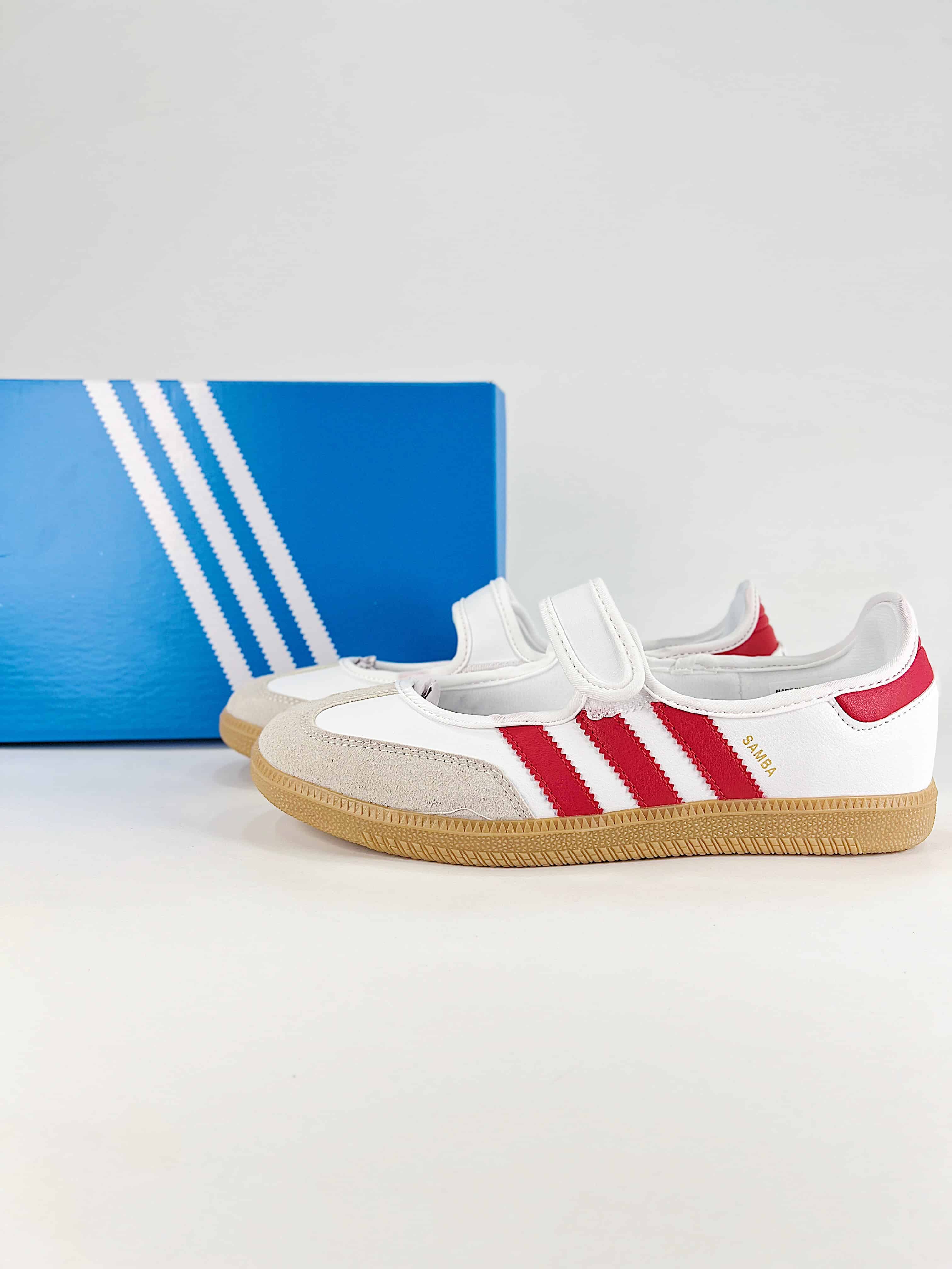 Adidas Originals Samba Jane Cloud White Team Victory Red Gum
