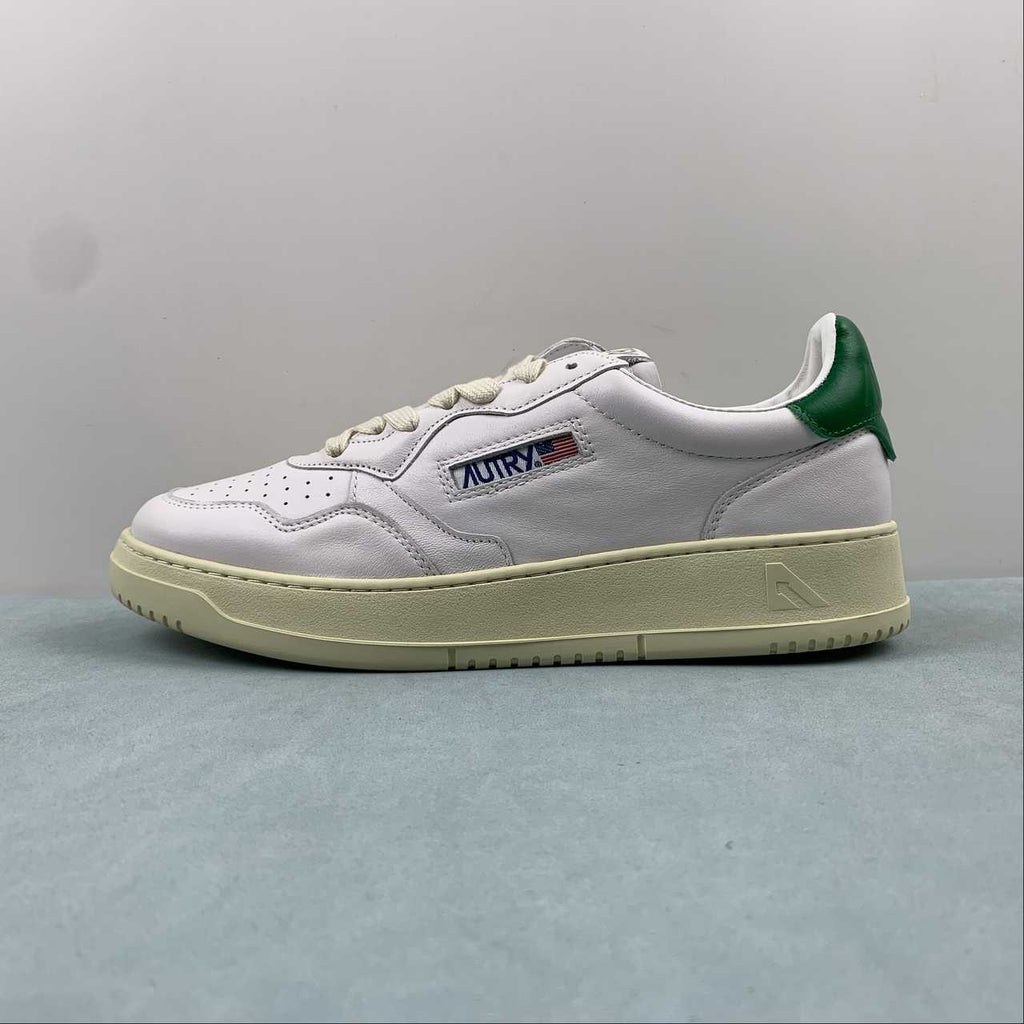 Autry Medalist Low bianco inserto verde