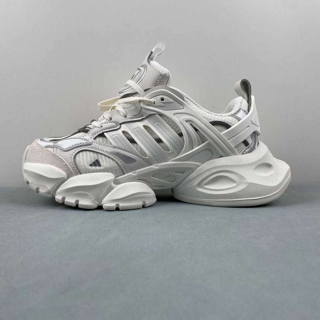 Adidas XLG Runner Deluxe sneakers white silver metallic - VIBES MILANO