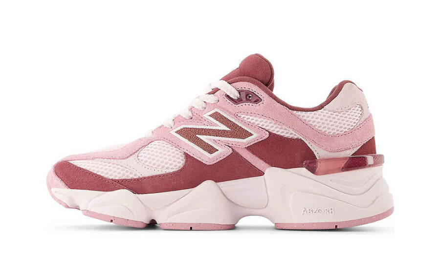 New Balance NB 9060 Pink Granite Washed Burgundy