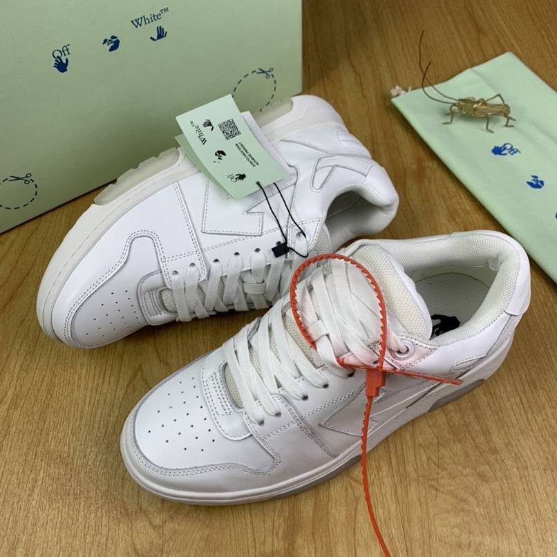Off-White OOO Out Of Office sneakers in pelle colore bianco